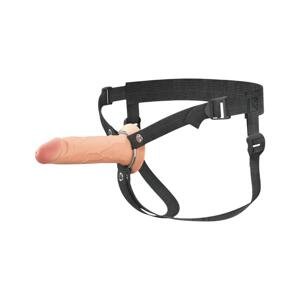 X-TENSION Elite - dutý pripínací dildo (prírodný)