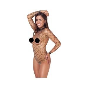 Cottelli - otvorený body s kamienkami (čierny) - S-L