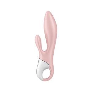 Satisfyer Air Pump Bunny 3 - nafukovací vibrátor (ružový)