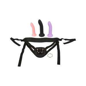 You2Toys - sada pripínacích dild (čierna)