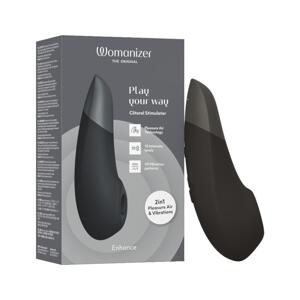 Womanizer Enhance - vzduchový stimulátor klitorisu (čierny)