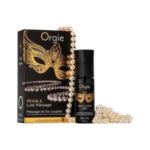 Orgie Pearls Lust - masážny gél s korálkovým náhrdelníkom