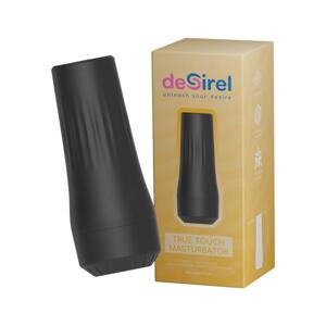 Desirel True Touch - realistická vibračná vagína (naturálno-čierna)