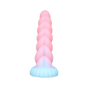 OgazR – svietiaci jednorožec dildo – 22cm (dúha)