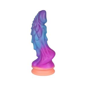 OgazR - svietiaca dračia dildo - 22cm (fialovo-ružové)