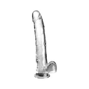 King Cock Clear 11 - Dildo with Balls (Transparent)