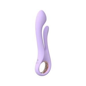 Sex HD Kaethe - fialový vibrátor s ramenom na klitoris
