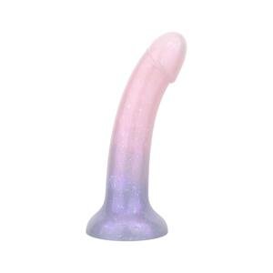 EasyToys Mermaid - trblietavé dildo - 15cm (ružová)