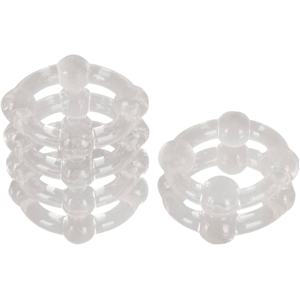 Looping cock rings
