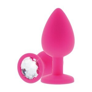 ToyJoy Anal Play Diamond Booty Jewel Medium Pink