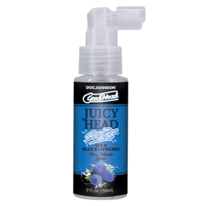 Juicy Head - Sprej proti suchosti úst - Kyslá modrá malina - 60 ml