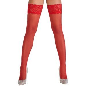 Hold-up Stockings red XL