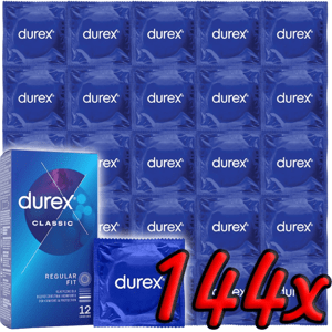 Durex Classic – klasické kondómy (144 ks)