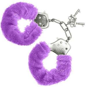 Furry Cuffs Purple
