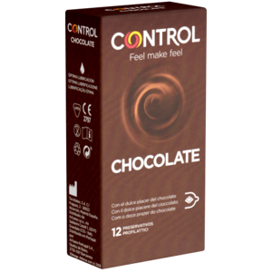 Control Single: Chocolate, 12 condoms with chocolate flavour
