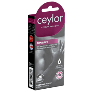 Ceylor Single: Fun-Pack, 6 condoms