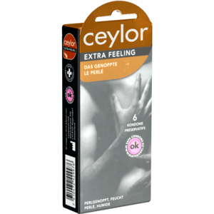Ceylor Single: Extra Feeling, 6 dotted condoms