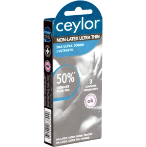 Ceylor Single: Non-Latex, ultra thin 3 pcs