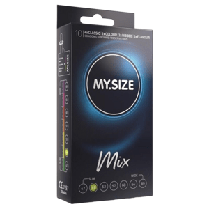 MY SIZE - MIX CONDOMS 49 MM 10 UNITS