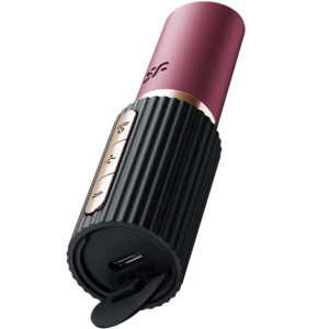 SATISFYER - PRO 2 KISS WAVE CLITORIS STIMULATOR GARNET / BLACK