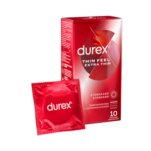 Veľmi tenké kondómy Durex Thin Feel Extra Thin - 10 kusov