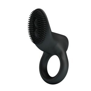 Vibračný krúžok na penis Cobra Čierny