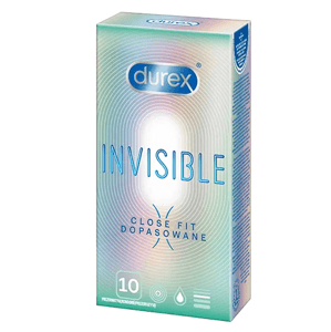 Durex Invisible Close Fit 10 ks