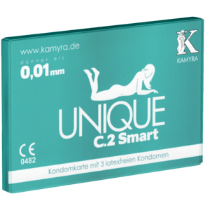Kamyra Single: Unique C.2 Smart, 3 PRE-ERECTION condoms