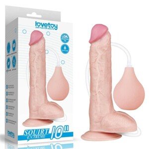 10" Squirt Extreme Dildo v telovej farbe
