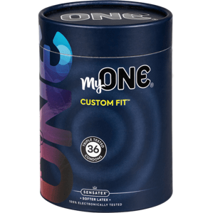 MyOne Maxi-Pack: Custom Fit, size 64K, 36 condoms