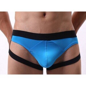 Modré slipy s opaskami Oliveres, XL