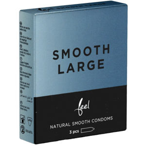 Feel Single: Smooth Large, 3 condoms