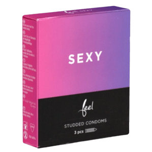 Feel «Sexy» smooth condoms with soft dots 3 pcs
