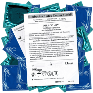 Rilaco Bulk-Pack: Joy, 100 dry condoms