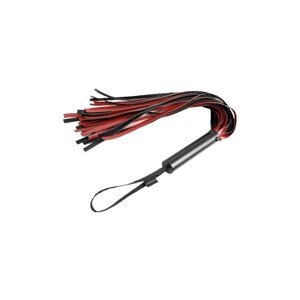Kožená dôta Saffron Flogger Červená