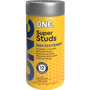 ONE Super Studs, 12 dotted condoms